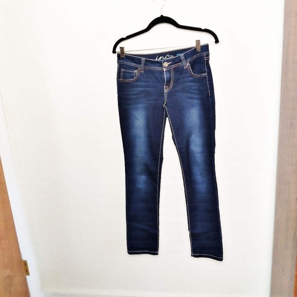 INC International Concepts Denim Dark Wash Skinny Regular Fit Jeans